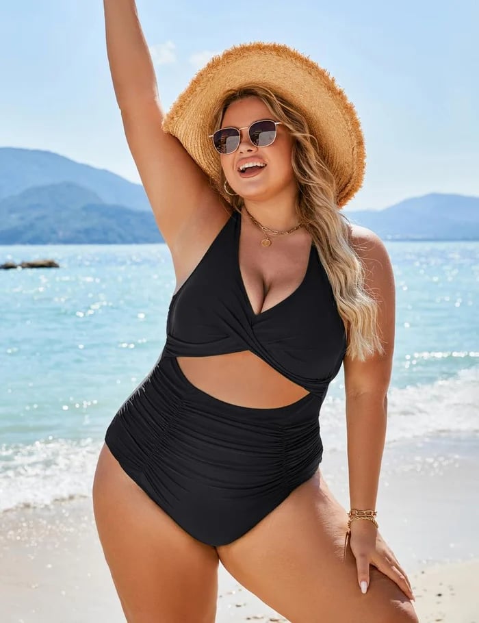 2024🔥Push Up One Piece Tummy Control Swimsuit