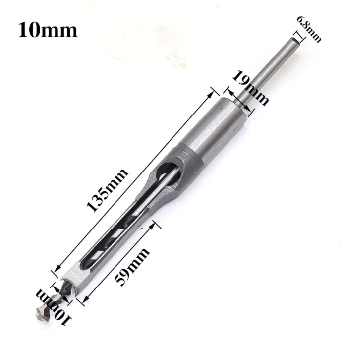 EFFICIENT WOODWORKING ESSENTIAL   ADAPTER AND SQUARE-HEADED WOOD CHISEL SET