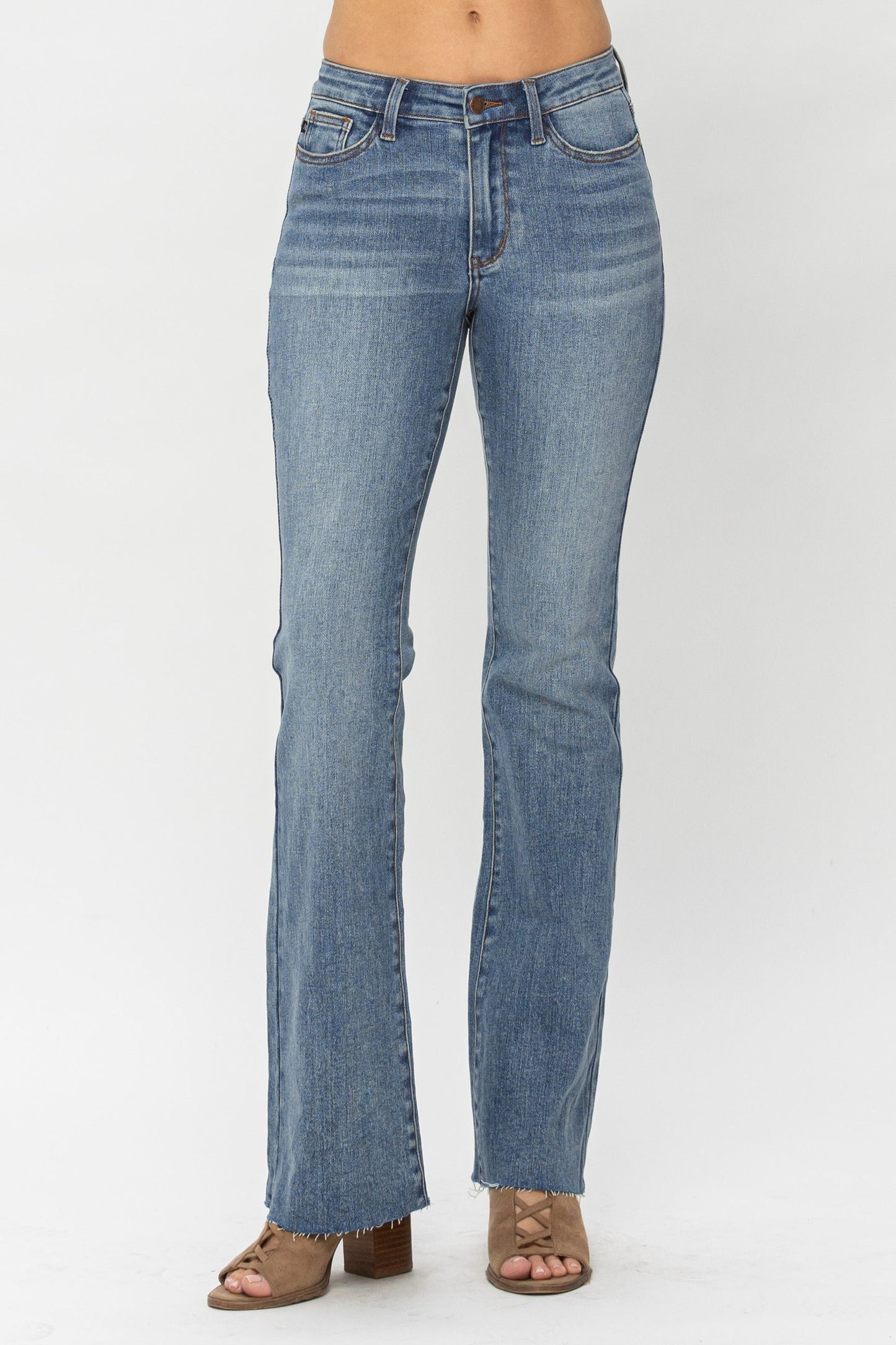 Versatile classic Judy Blue Mid-Rise Tummy Tuck Bootcut Jeans