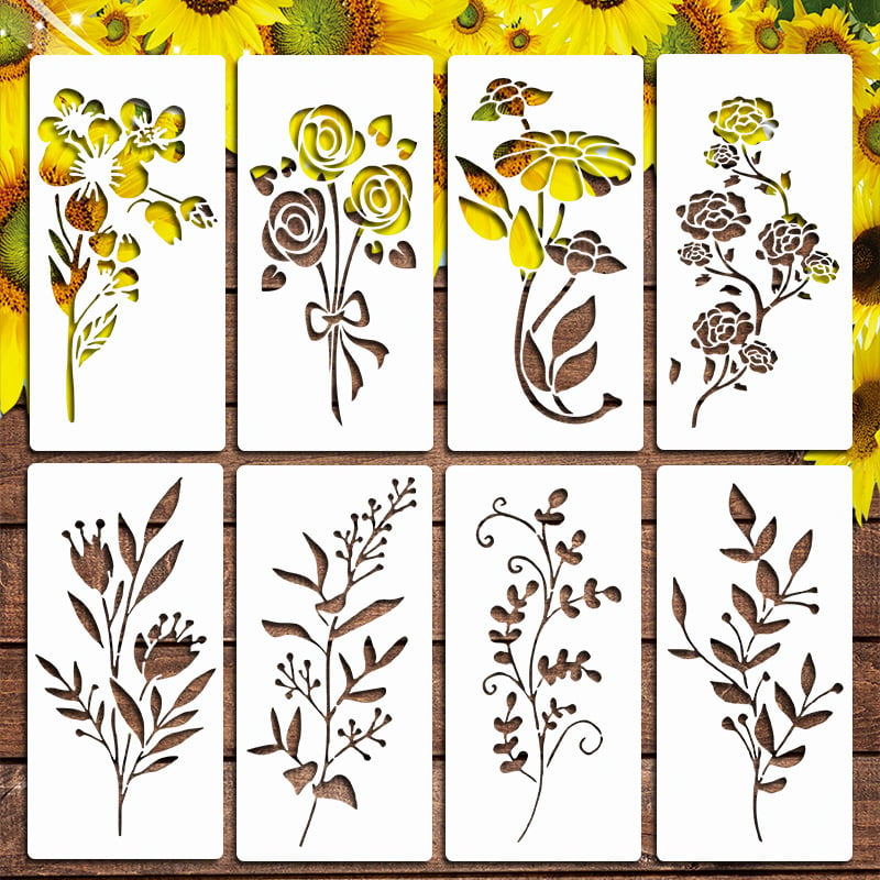 🏡This Week's Special Sale 70% OFF -Garden Fence Large Flower Stencils🌻DIY Decoration