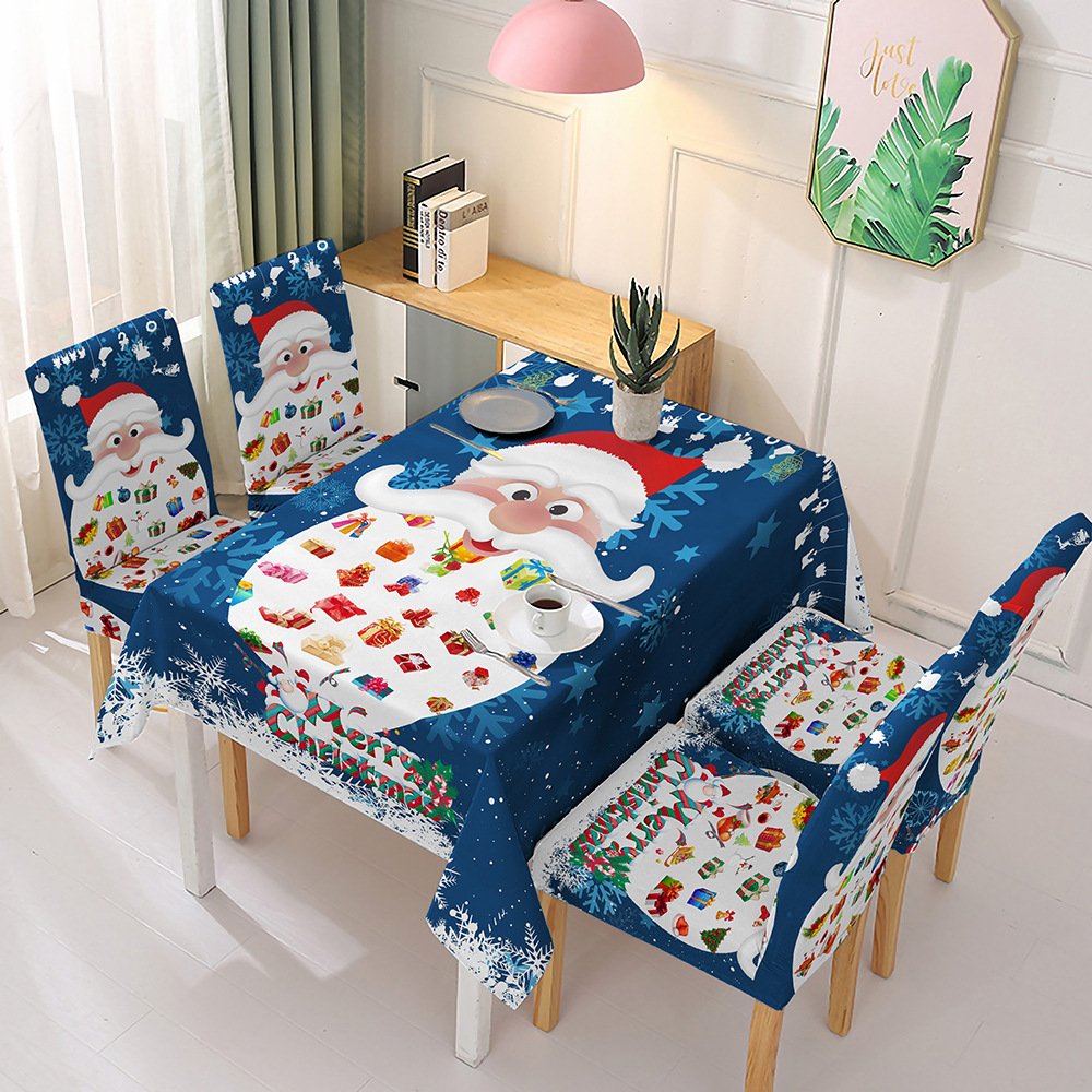 Holiday Promotion 60% Off - Christmas Tablecloth Chair Cover Decoration