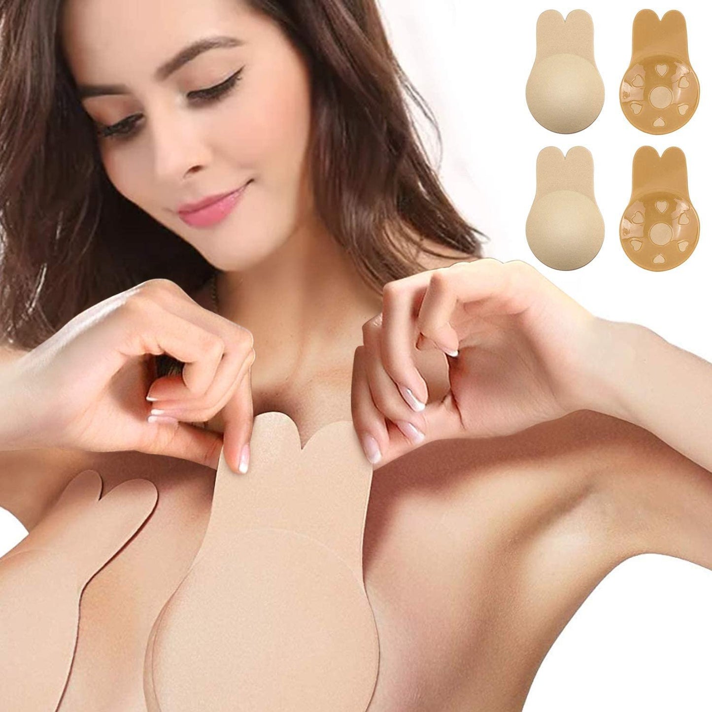 🌹(Buy 1 Get 1 free🌹)(2 PACK)-Magic Invisible Lifting Bra, Lift Up Invisible Bra Tape