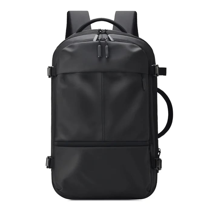 🔥49% OFF TODAY ONLY🔥 🎒 Multifunctional Matt Black Expandable Airbag—Free Shipping