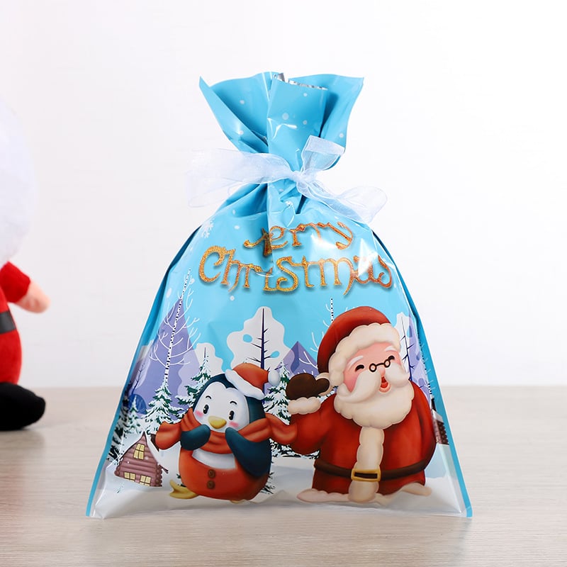 2024 New Christmas Drawstrings Gift Bags