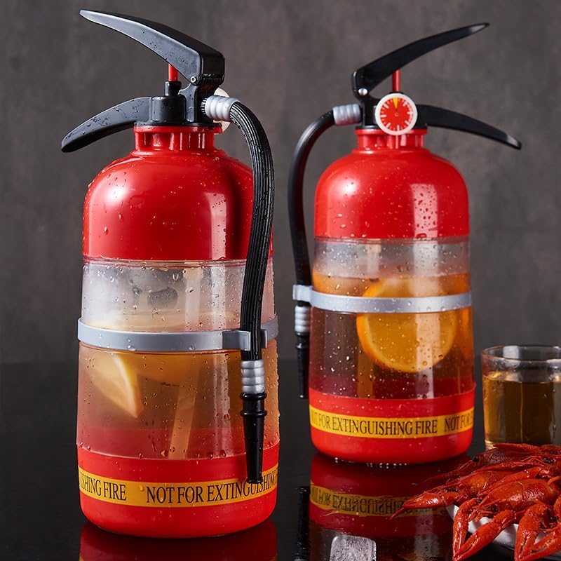 Fire extinguisher creative beverage bottle/dispenser/draft beer machine water bottle