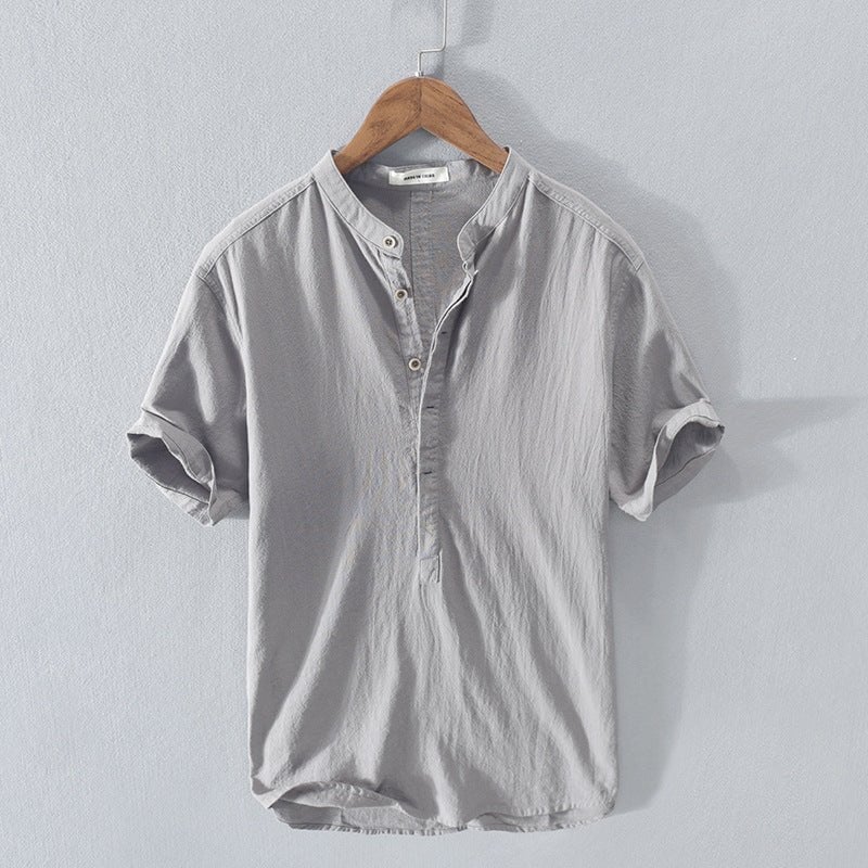 🏖️SUMMER SALE 49% OFF-👕2023 Men's New Linen Casual Short Sleeve Shirt