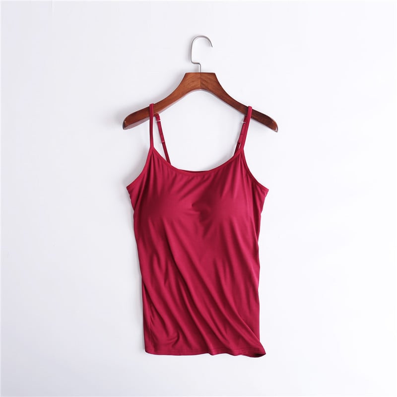 Women's Camisole With Built In Padded Bra Vest(🔥Buy 2 Get Extra 10%OFF)