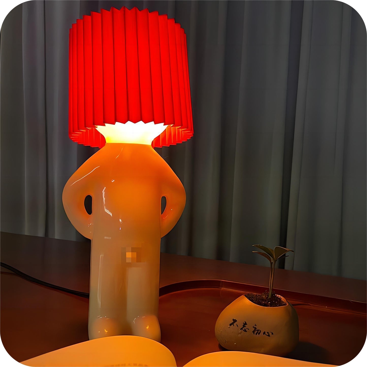 Creative MR P Kind of Shy Table Lamp Kind of Shy Boy Rogue Night Lamp