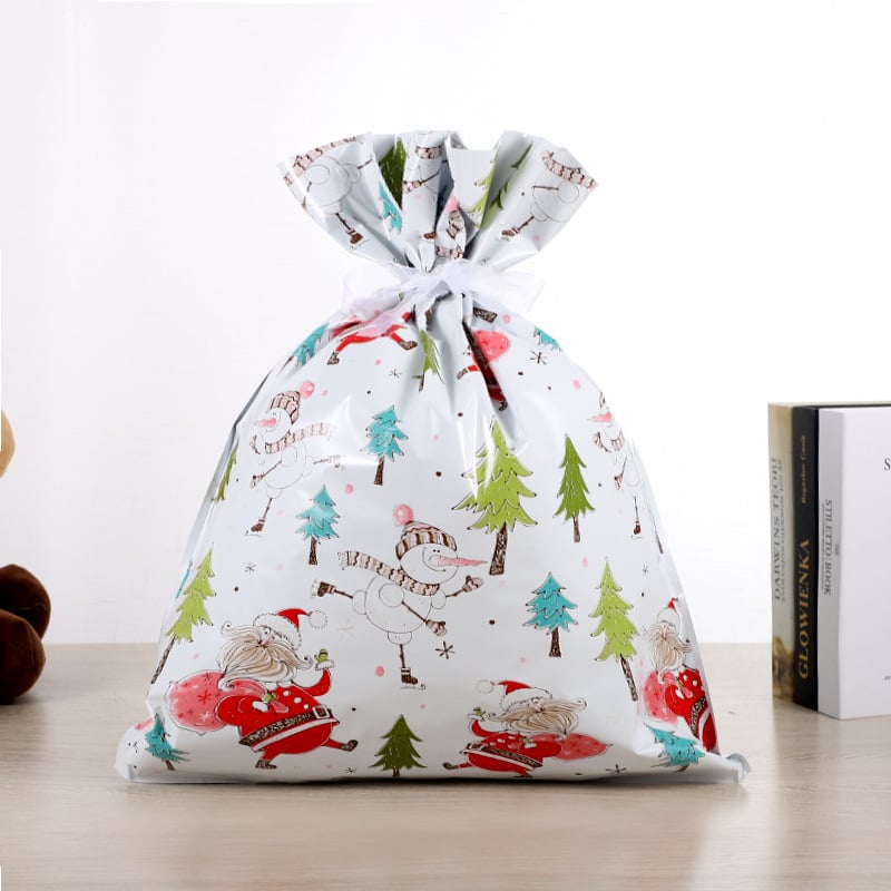 2024 New Christmas Drawstrings Gift Bags