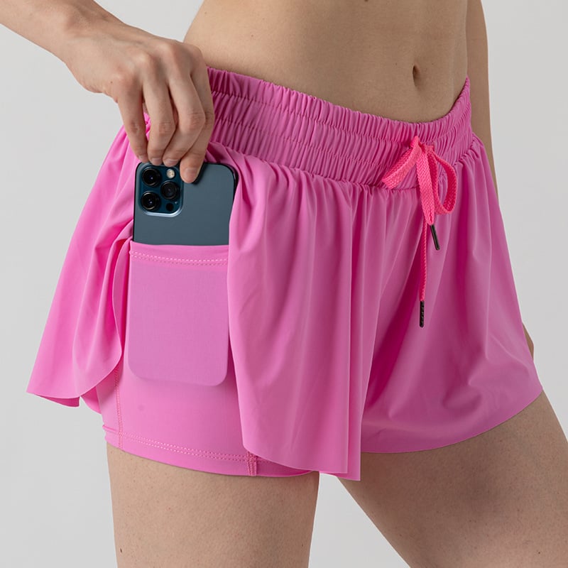 🩳Women's Casual Sports 2-in-1 Shorts (with Pockets)