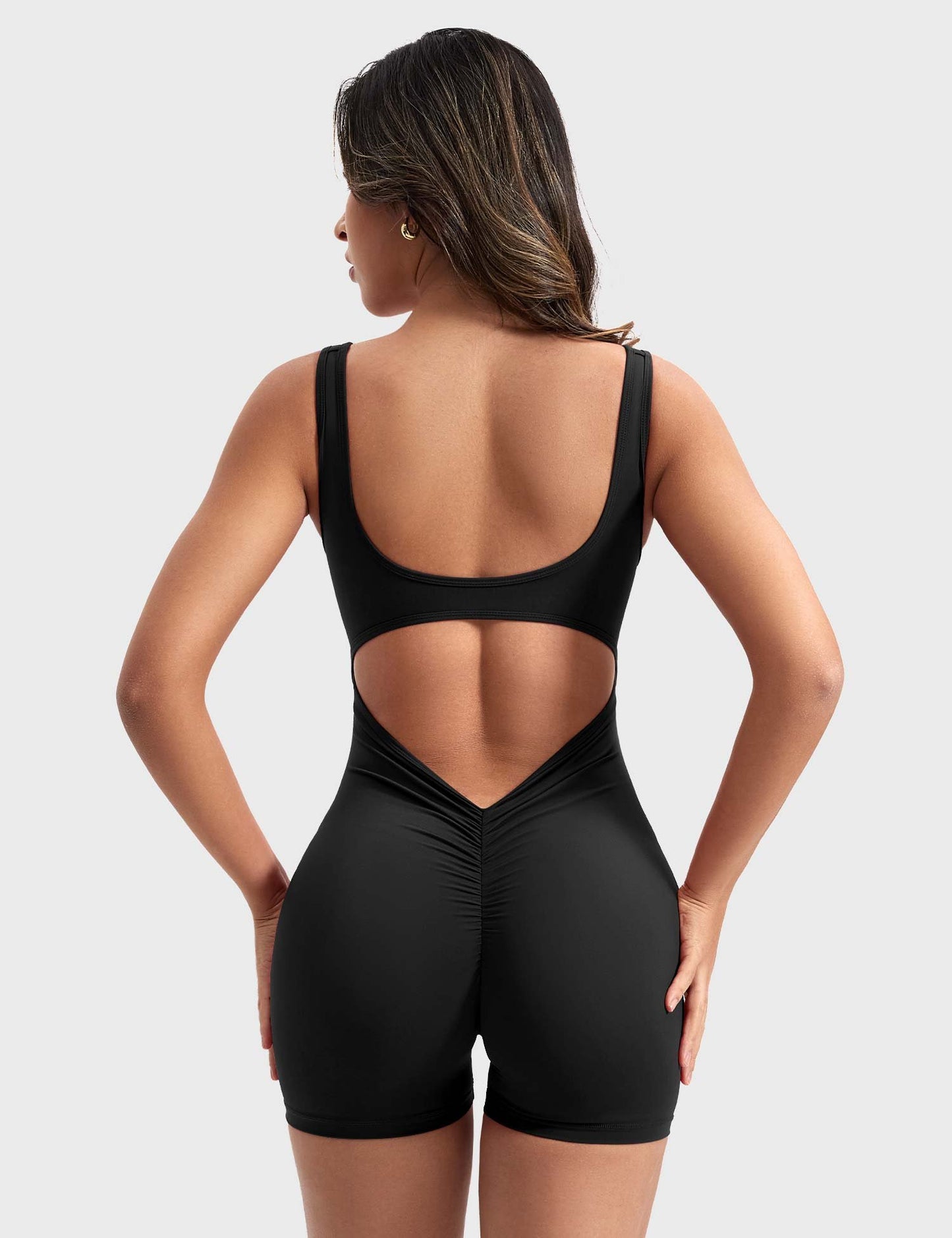 🔥Free Shipping & 46% OFF -🔥 V-Back Sleeveless Yoga Romper