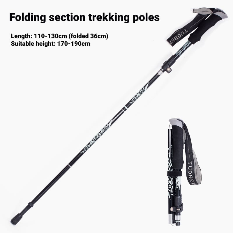 🔥Last Day Promotion 50% OFF-Enhanced automatic retractable self-defense hiking stick