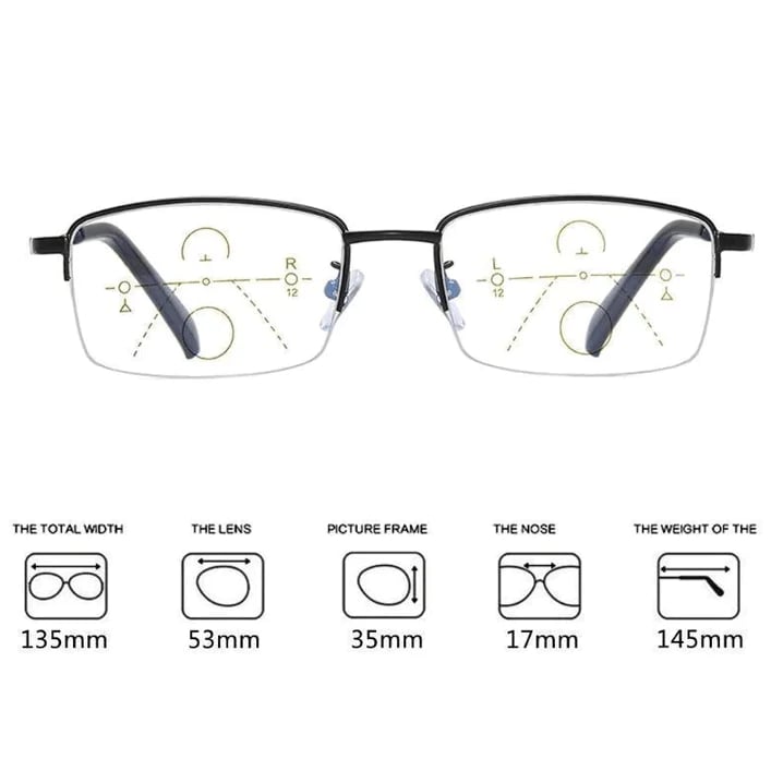 New Bifocal Progressive And Anti-Blue Eyewear Ultralight Reading