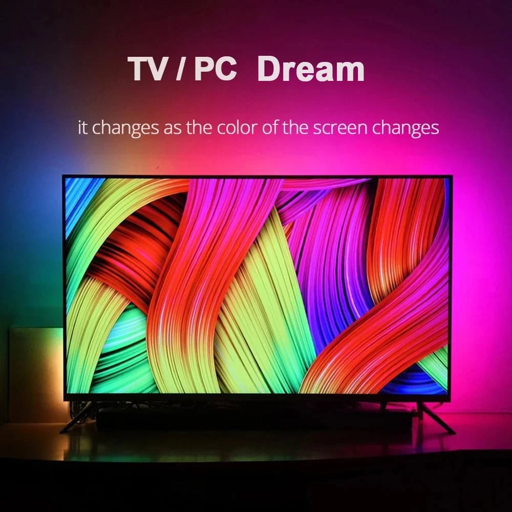 🔥Limited Time 50% Off! 🎁Ambilight TV PC Dream Screen USB LED Strip