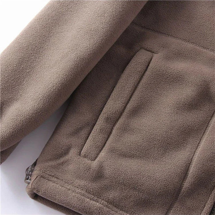 Men’s Double-Layer Fleece Hooded Jacket (Free Shipping)
