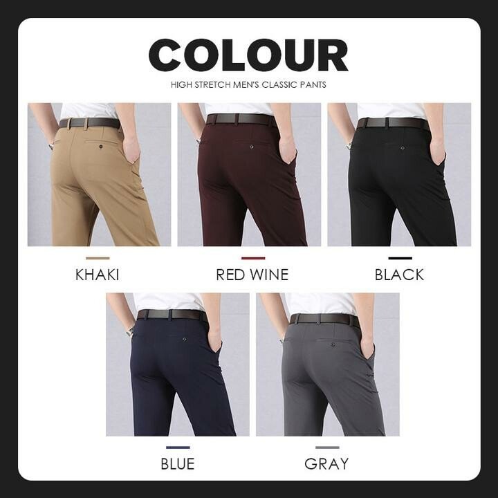 ✨2023 Hot Sale 🔥 High Stretch Men's Classic Pants