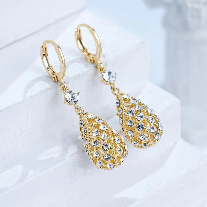 Fashion Diamond Water-Drop Earrings – itboyx.com